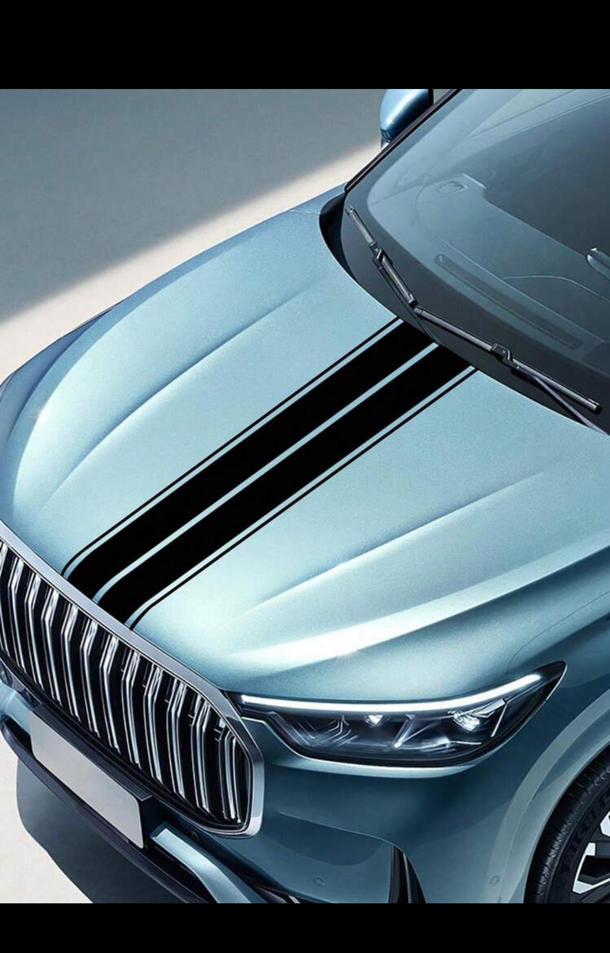 Striped Car Sticker (imported).
