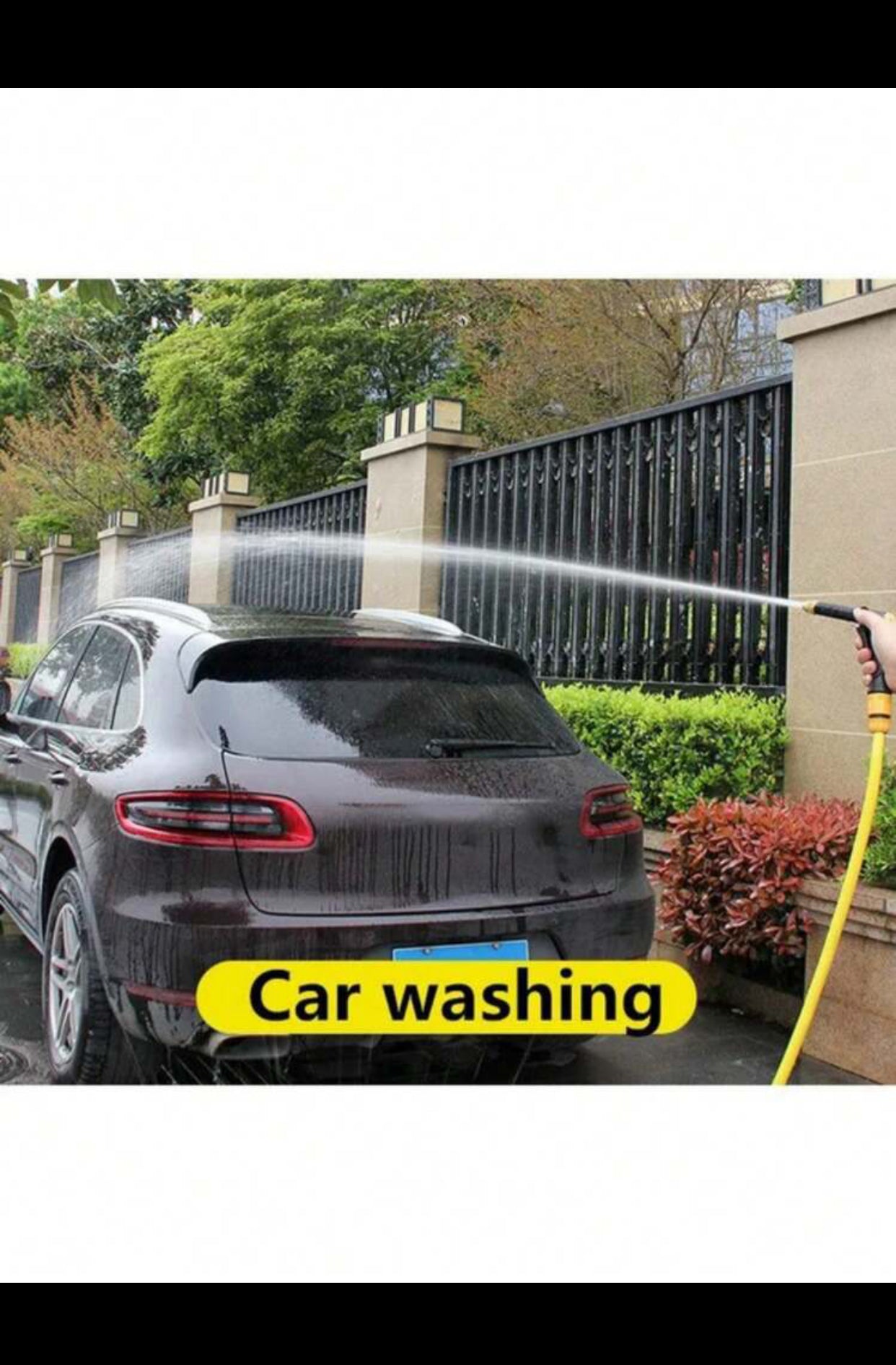 High Pressure Water Gun Car Washing Floor Cleaning Lawn Courtyard Garden Washing water nozzle sprinkle (imported).