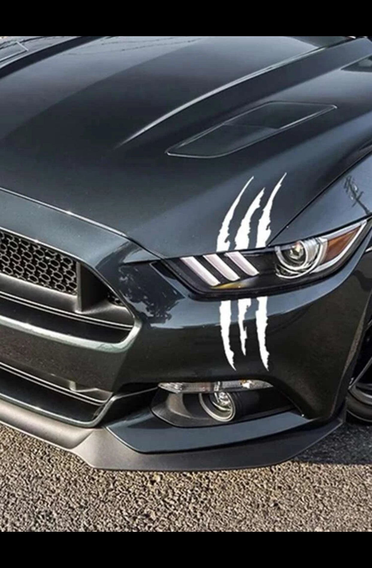 1pc Scratch Pattern PVC Car Sticker (imported).