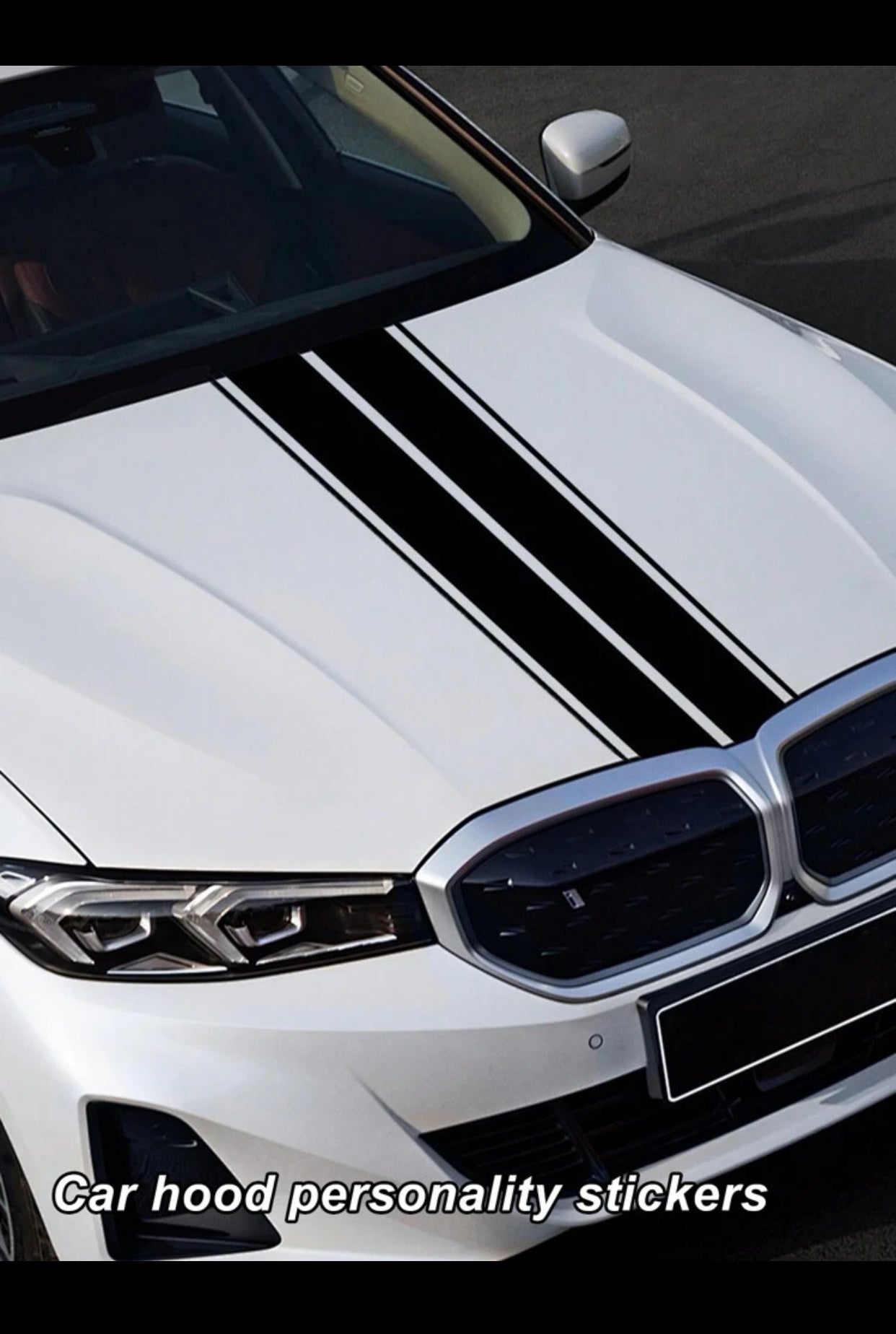 Striped Car Sticker (imported).