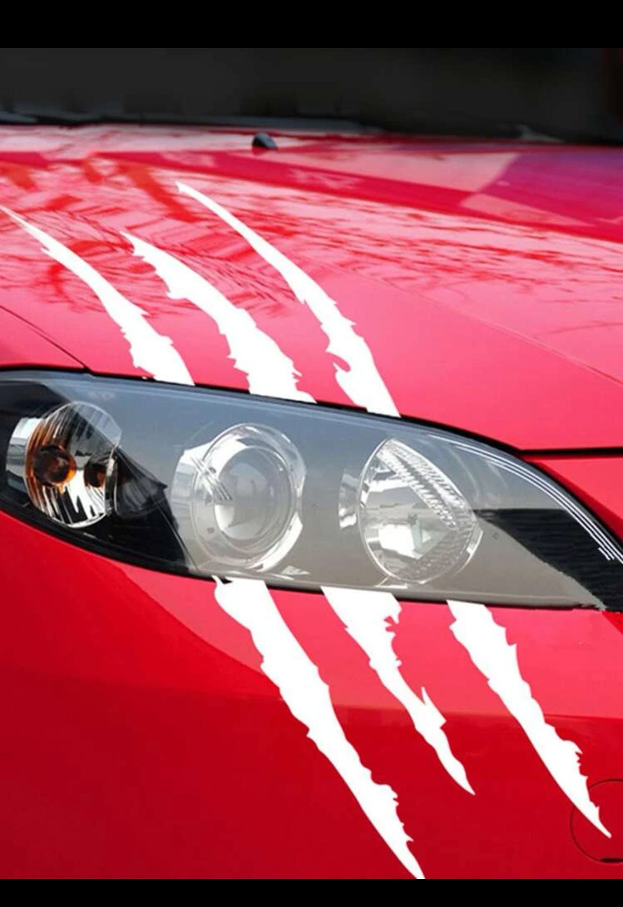 1pc Scratch Pattern PVC Car Sticker (imported).
