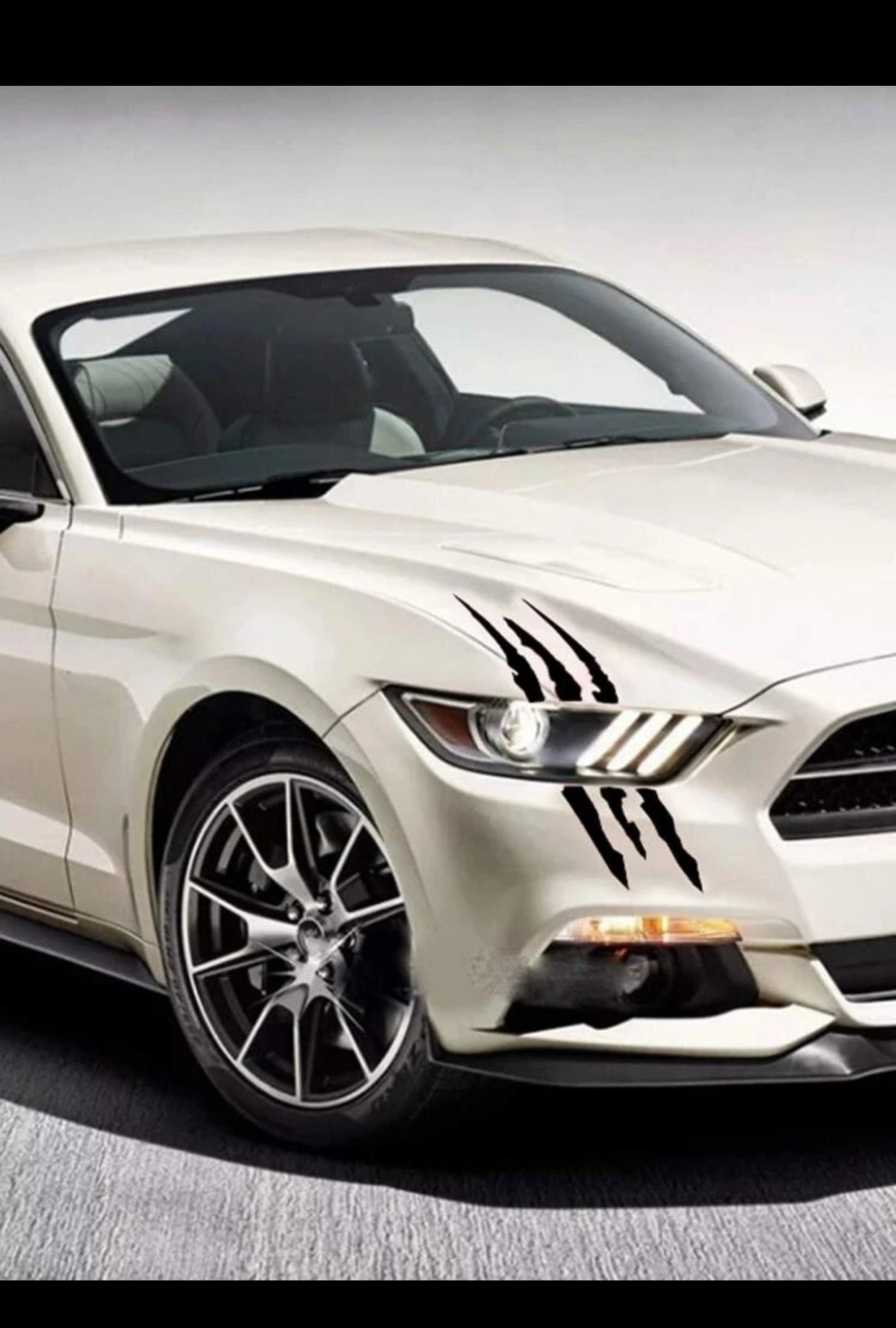1pc Scratch Pattern PVC Car Sticker (imported).