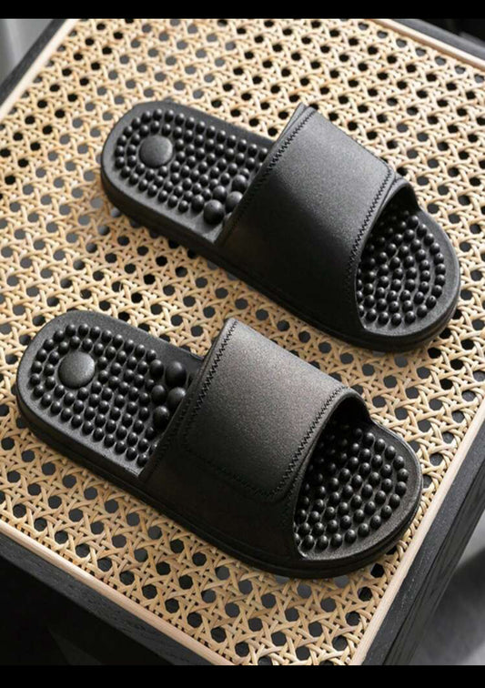 Massage slippers,sole massage patricles,acupoint massage,waterproof and non slip design, suitable for home use as a gift bodycare for travel,sport,outdoor (imported)
