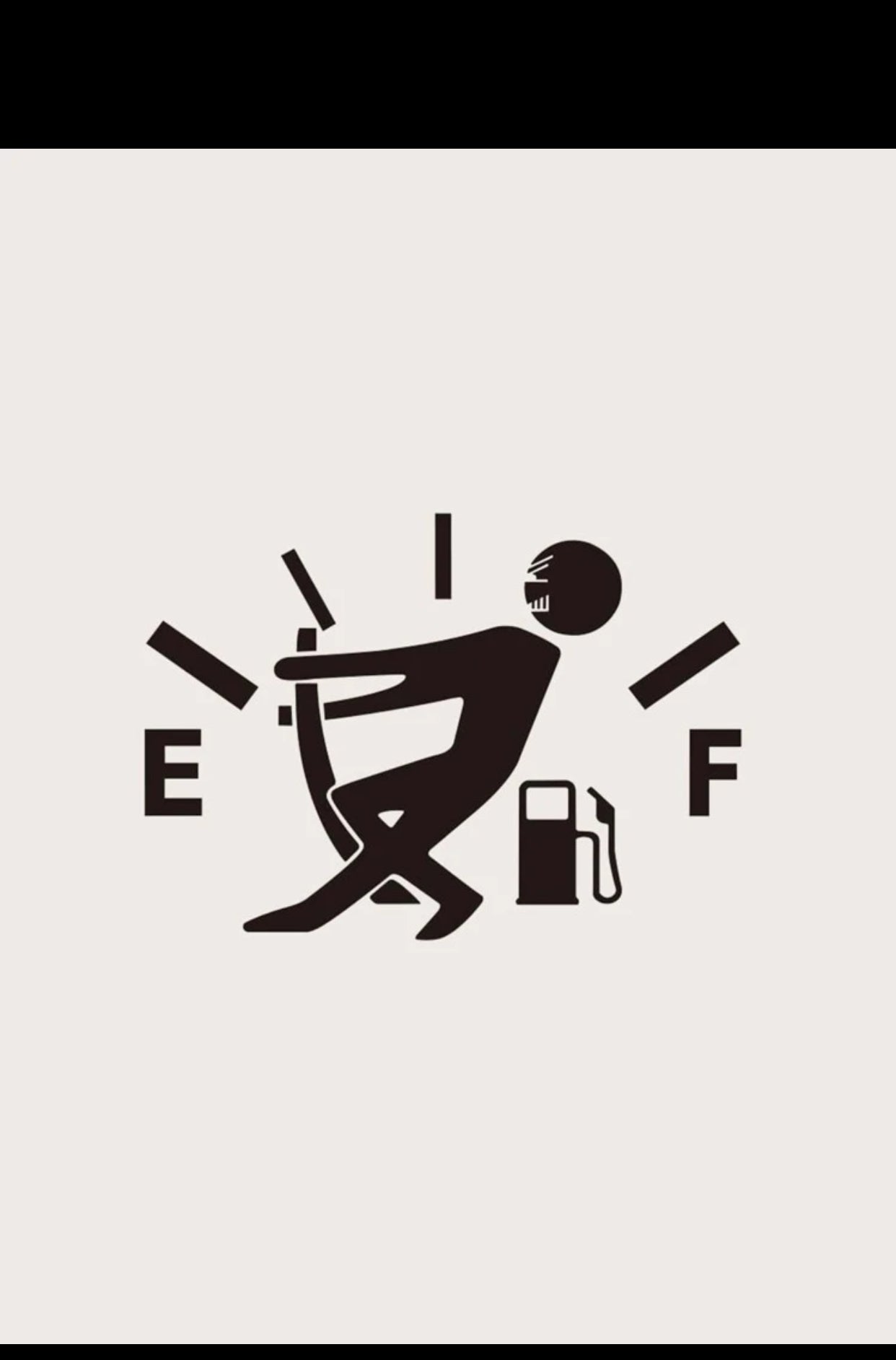 1pc Fuel Filler Cap Sticker (imp).