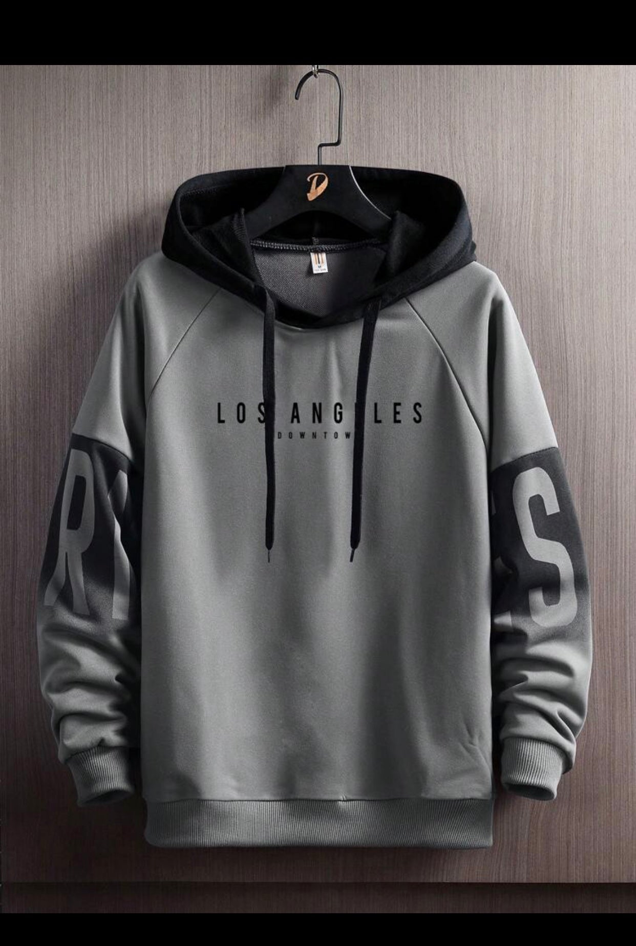 Mens imported Colourblock casual drawstring Hoodie