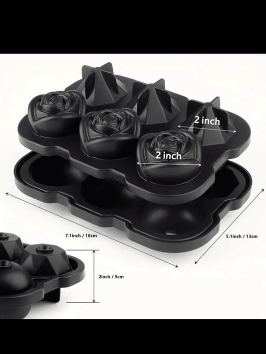 UAE Imported ice Tray , Flowers and Diamonds