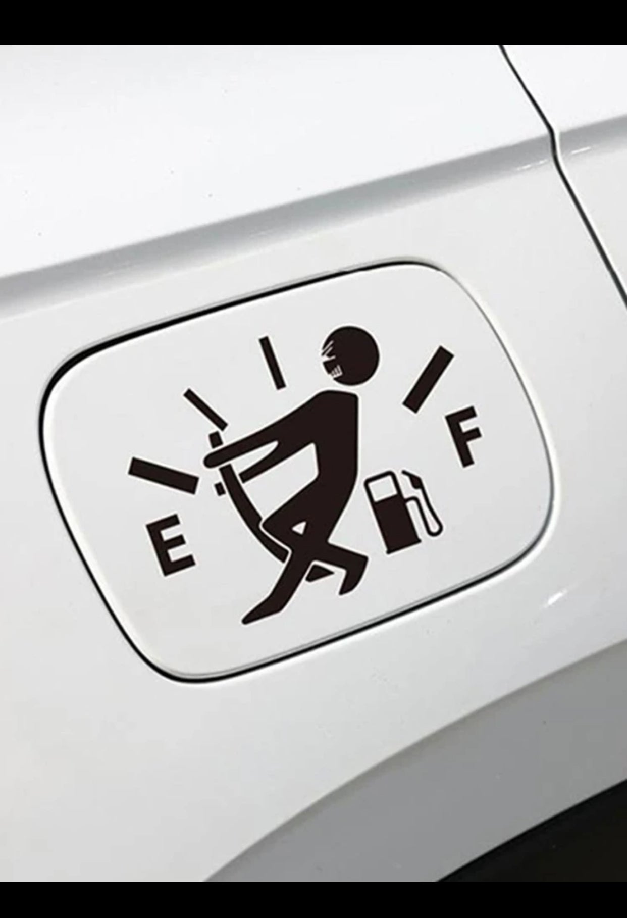 1pc Fuel Filler Cap Sticker (imp).