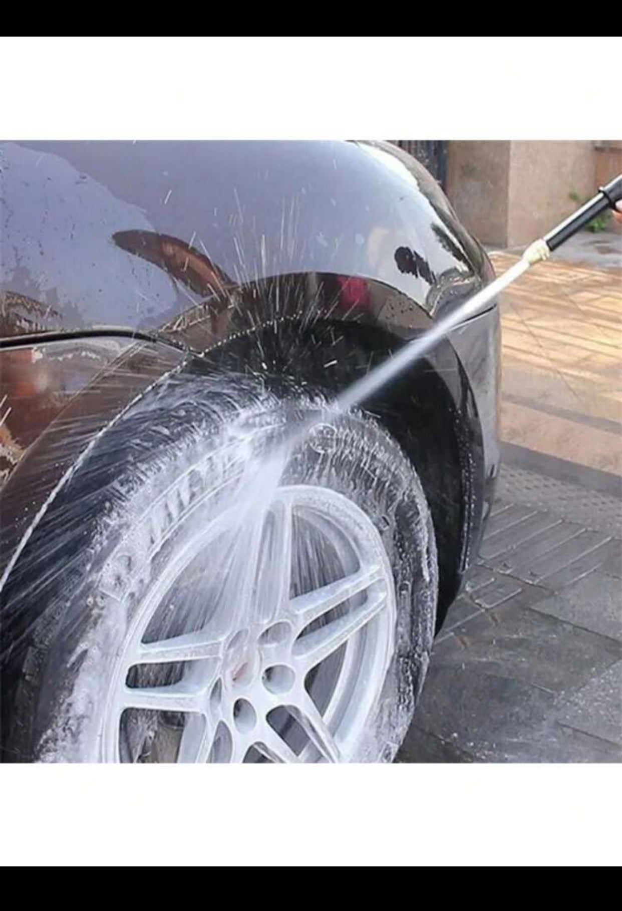 High Pressure Water Gun Car Washing Floor Cleaning Lawn Courtyard Garden Washing water nozzle sprinkle (imported).